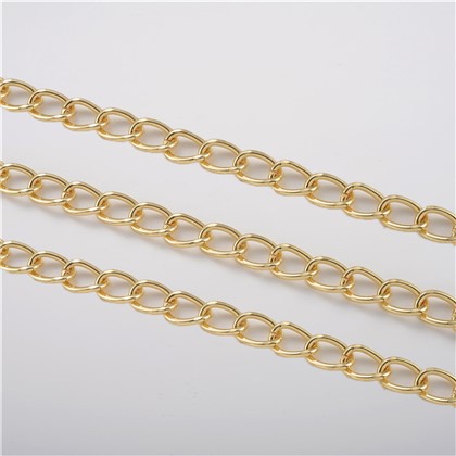 Цепочка извращенного звена розового золота для сумков